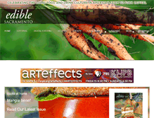 Tablet Screenshot of ediblesacramento.com